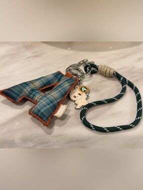 Keychain Charm with Character Accent